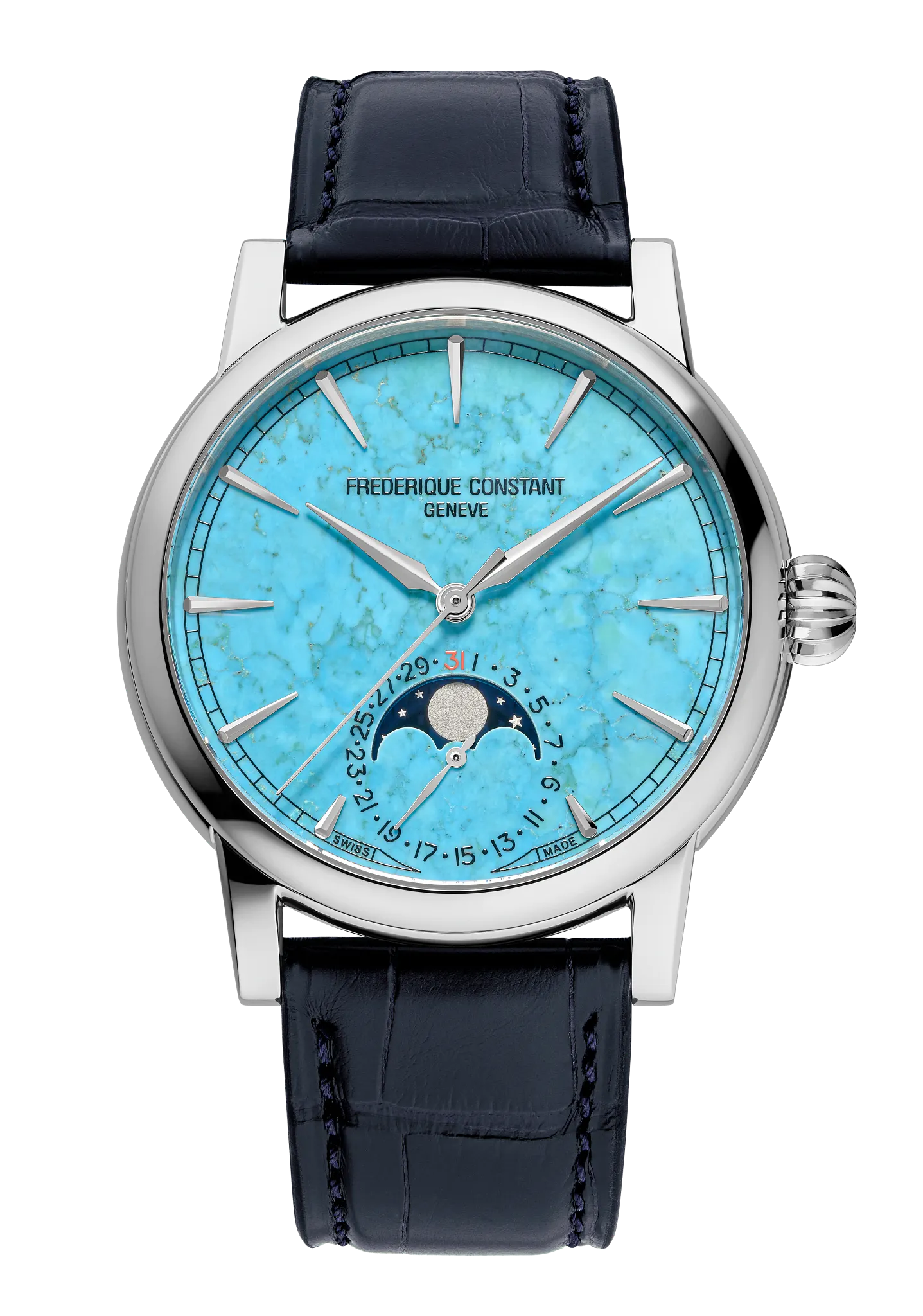Manufacture Classic Moonphase Date Watch FC-716TU3H6 | Frederique